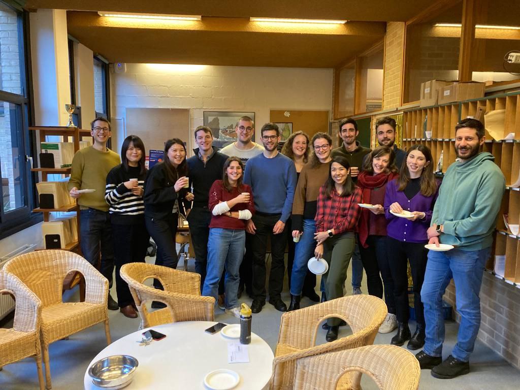 PhD Students Celebrating