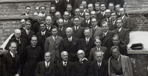 Symposium Franqui à Louvain, en avril 1937. Association des Chimistes de Louvain.