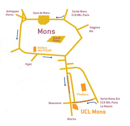 Plan accès Fucam
