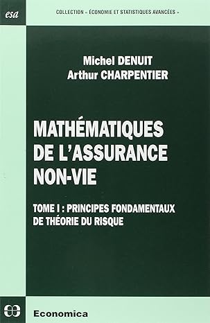 Mathématiques de l'assurance non-vie (tome 1)